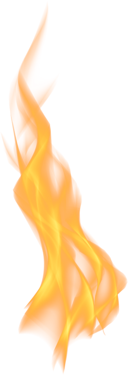 Orange Flame Illustration 